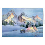 WINTER TIPI CAMP by SHARON SHARPE Cards