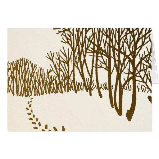 Winter Trees Greeting Cards