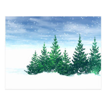 Winter Trees Post Cards