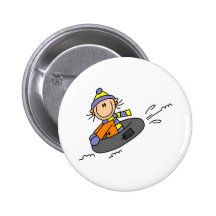 Winter Tubing Buttons
