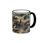 Winter Verdant Camo Glass Mug
