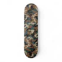 Winter Verdant Camo Skateboard