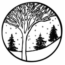 Winter Weather Snow Scene Photo Cut Outs