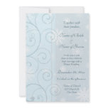 Winter Wedding Invitation Photo Cards