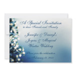 Winter Wedding Invitation, Save the Date Template