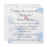 winter ,wedding,invite,red,blue,white,classy chic
