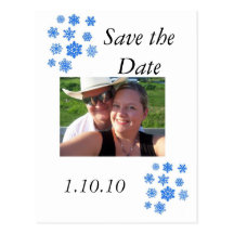 Winter Wedding Postcards