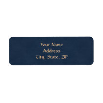 Winter White and Navy Blue Monogram