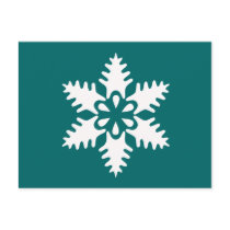 Winter White Christmas Snowflake