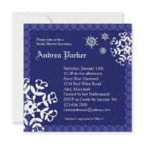 Winter Wonderland Bridal Shower Invitation