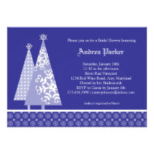 Winter Wonderland Bridal Shower Invitation