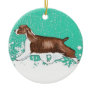Winter Wonderland English Springer Spaniel Ornamen Christmas Tree Ornament