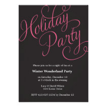 Winter Wonderland Holiday Party Invitation invitations
