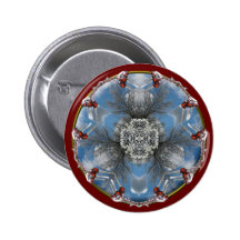 Winter wonderland kaleidoscope pins