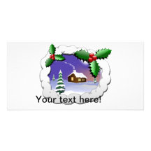 Winter wonderland picture card