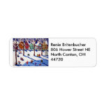 Winter Wonderland Return Address Label
