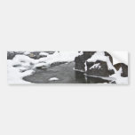 Winter Wonderland Snow River Bumper Stickers