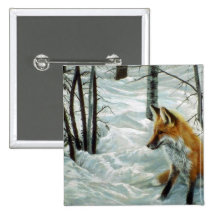 Winter woods, Fox Button