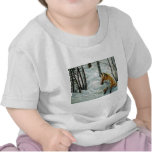 Winter woods, Fox Tee Shirts