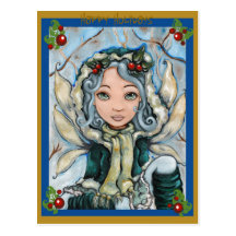 winterberry carte postale