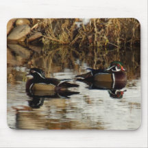 Winterducks14by11 Mouse Pads