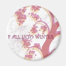 winterfall fridge magnet