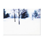 Winter's First Frost Stretched Canvas Print