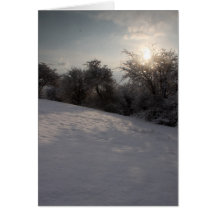 Winters Scene Christmas Card