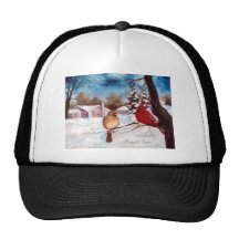 Winters Serenity Cardinal Hat