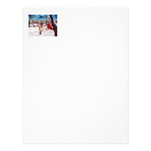 Winters Serenity Cardinal Letterhead