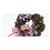 WinterWreath121909 Photo Card Template