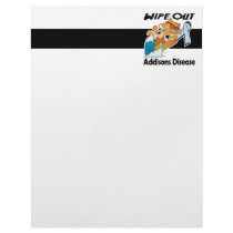 Wipe Out Addisons Disease Letterhead Design