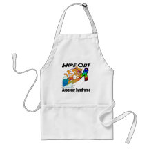 Wipe Out Asperger Syndrome Apron