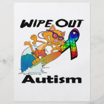 Wipe Out Autism Personalized Flyer