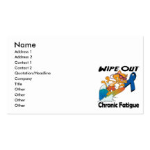 Wipe Out Chronic Fatigue Business Cards