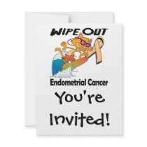 Wipe Out Endometrial Cancer Personalized Invitation
