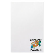 Wipe Out Fragile X Personalized Stationery