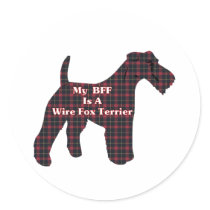 Wire Fox Terrier BFF Sticker