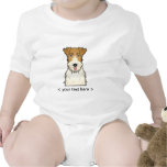 Wire Fox Terrier Cartoon Personalized T-shirts
