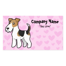 Wire Fox Terrier Love Business Card
