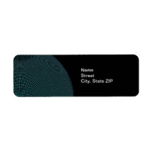 Wire Globe Custom Return Address Label