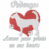 Wire Portuguese Podengos Leave Paw Prints