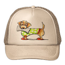 Wirehaired Dachshund Apple Trucker Hats