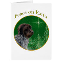 Wirehaired Pointing Griffon Peace cards