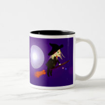 Wireless Halloween Witch Mugs