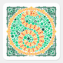 Wireless Python, Colour Perception Test, White Stickers