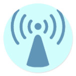 Wireless Round Sticker