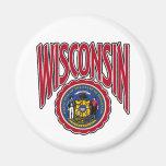 Wisconsin Arc and Seal Fridge Magnets