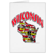 Wisconsin Beer Brats Cheese Fish-Fry Cards