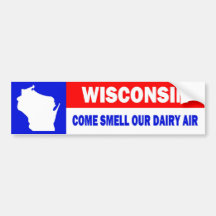 WISCONSIN BUMPER STICKERS